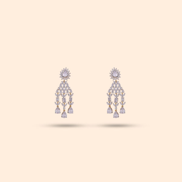 Sparkling Swarovski Drop Earrings