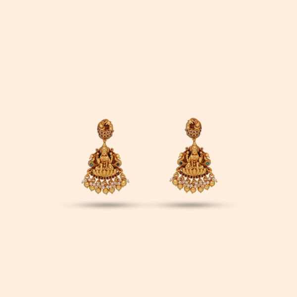 Nakshi Lakshmi Devi Hanging Earrings