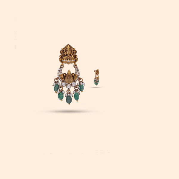 Nakshi Chandbali Earrings - Image 2