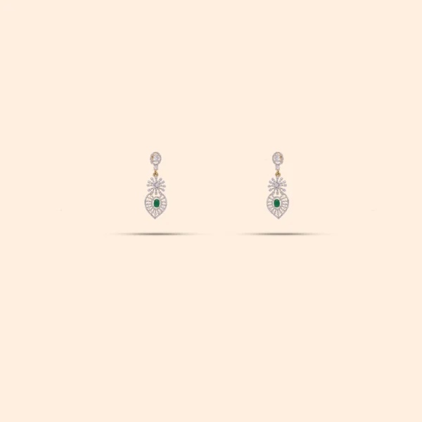 Emerald Chandelier Earrings