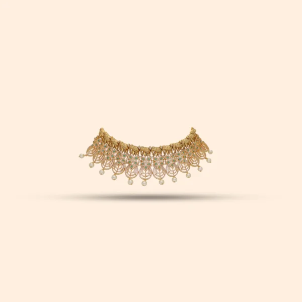 Elephant Pearl Nakshi Choker