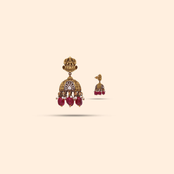 Lakshmi Devi Victorian Jhumki - Image 2