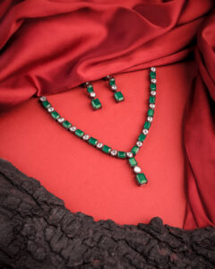 necklace & earrings