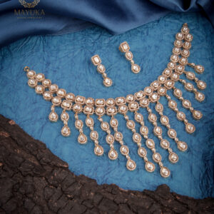 necklace and earrings