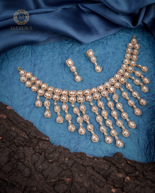 necklace and earrings