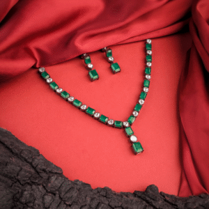 Silver earrings & Necklace
