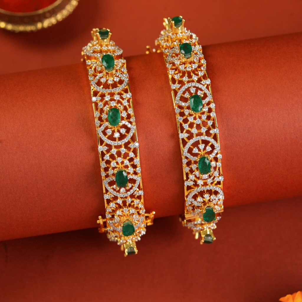 Emerald Swarovski Bangles