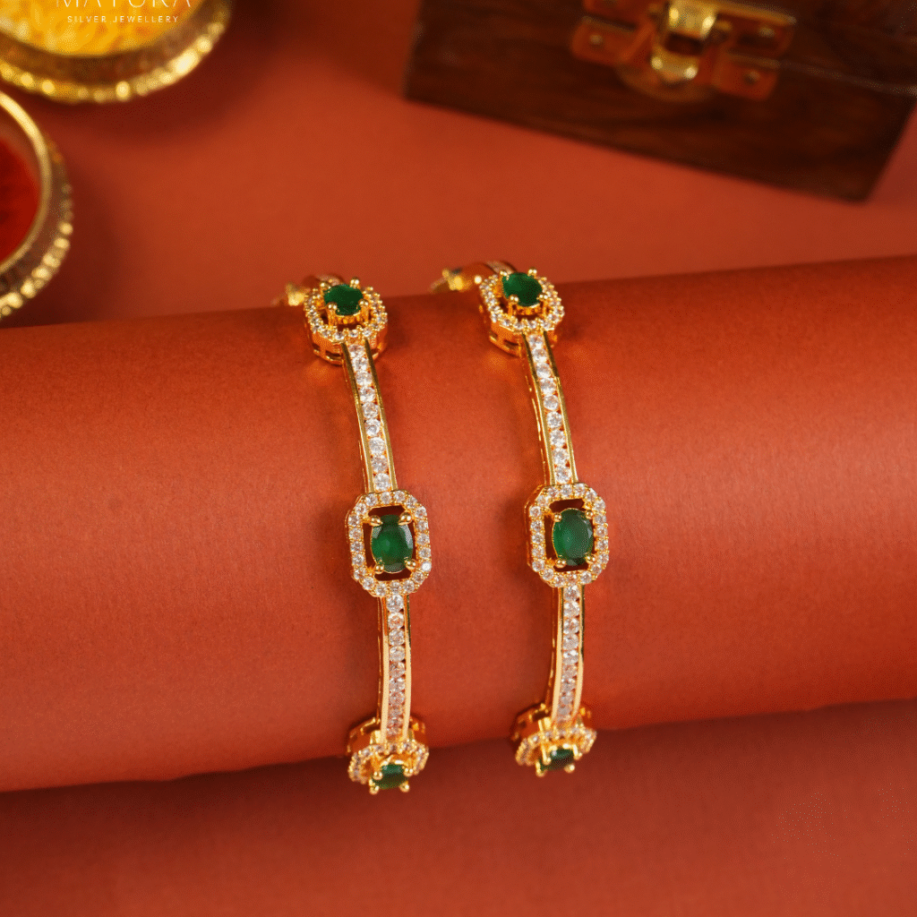 Emerald Swarovski Bangles