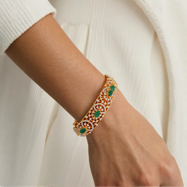 Emerald Swarovski Bangles - Image 2