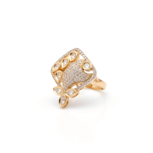 Fancy Swarovski Silver Ring