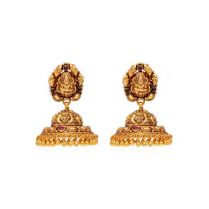Classic Temple Nakshi Jhumkas