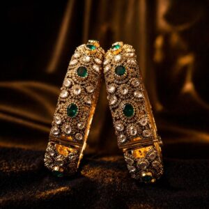 Classic Victorian Emerald Bangles