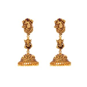 Temple Glow Nakshi Jhumkas