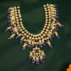 Pastel Victorian Moissanite Choker Set