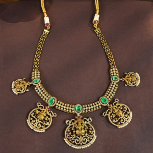 Divine Nakshi Emerald Choker Set